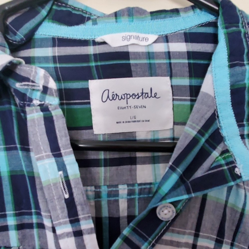 Plaid button down - Picture 2 of 2